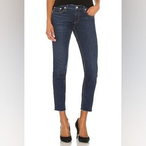 PAIGE Hoxton Slim Fit Dori Distressed Jeans Women's Size 30